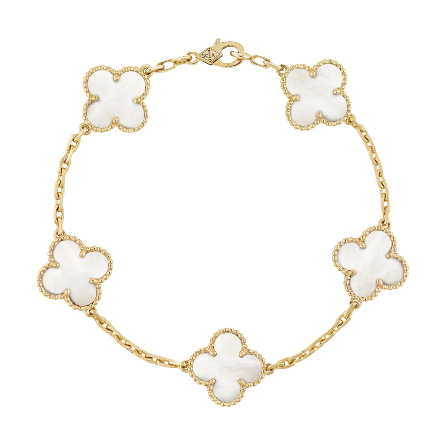 Vintage hambra Bracelet - Yellow gold white