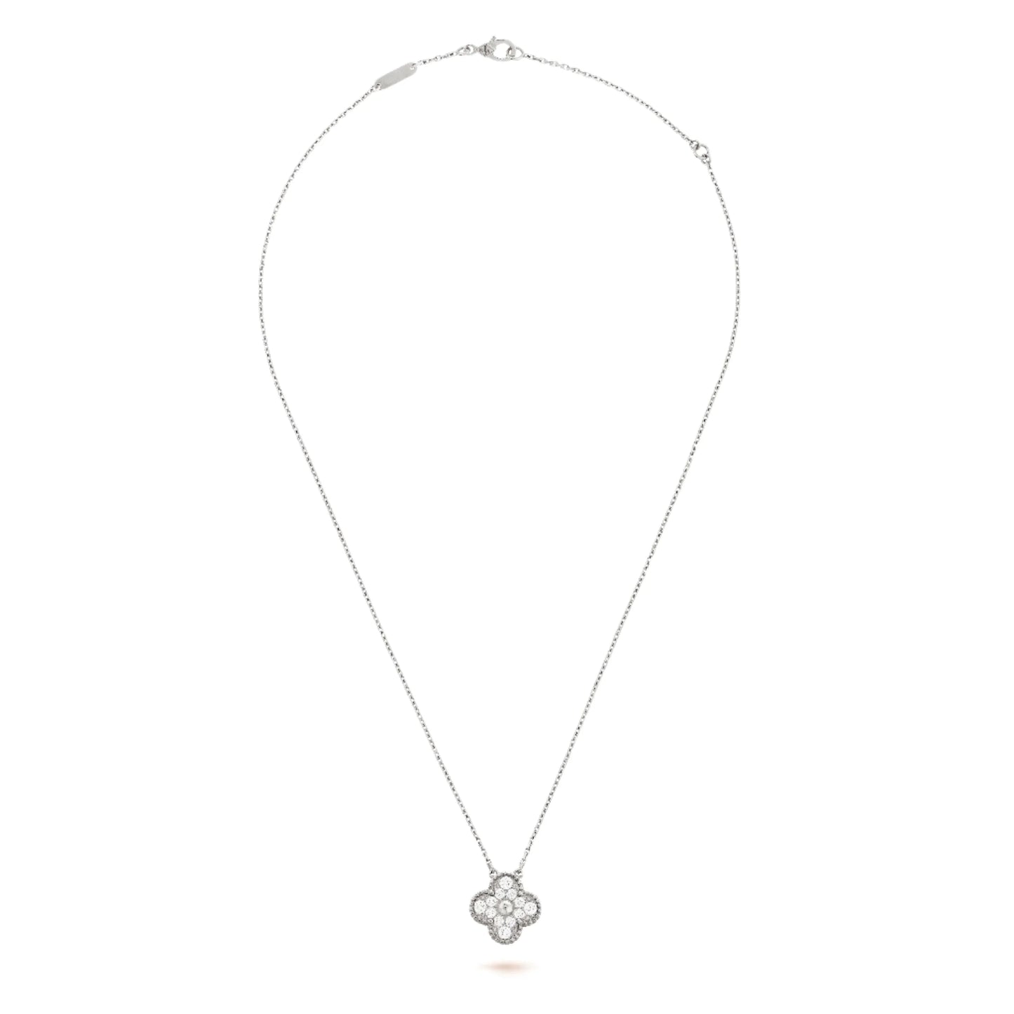 Vintage hambra Pendant - White gold