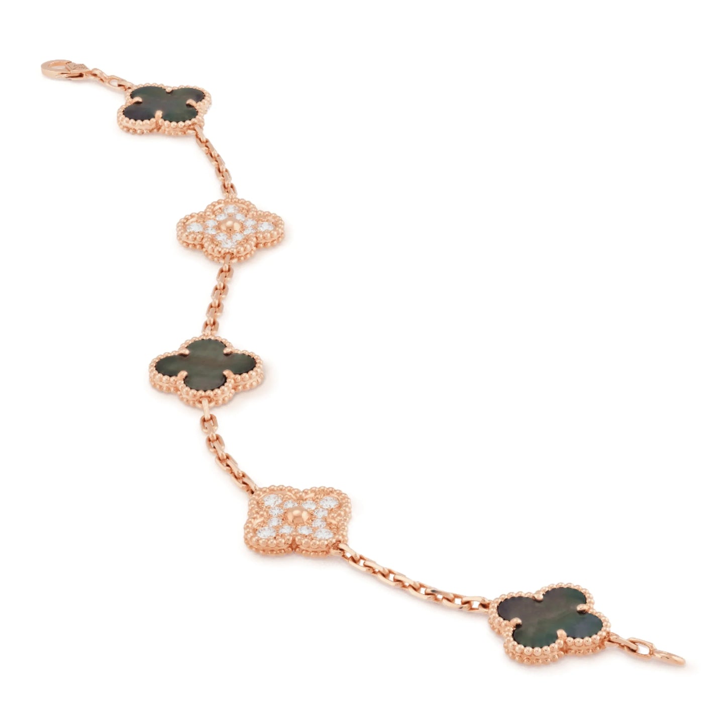 Vintage hambra Bracelet - Rose gold grey
