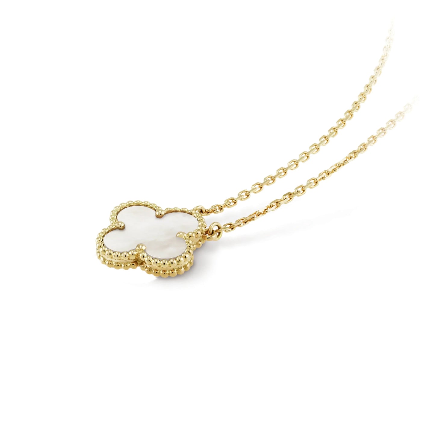 Vintage hambra Pendant - Yellow gold white