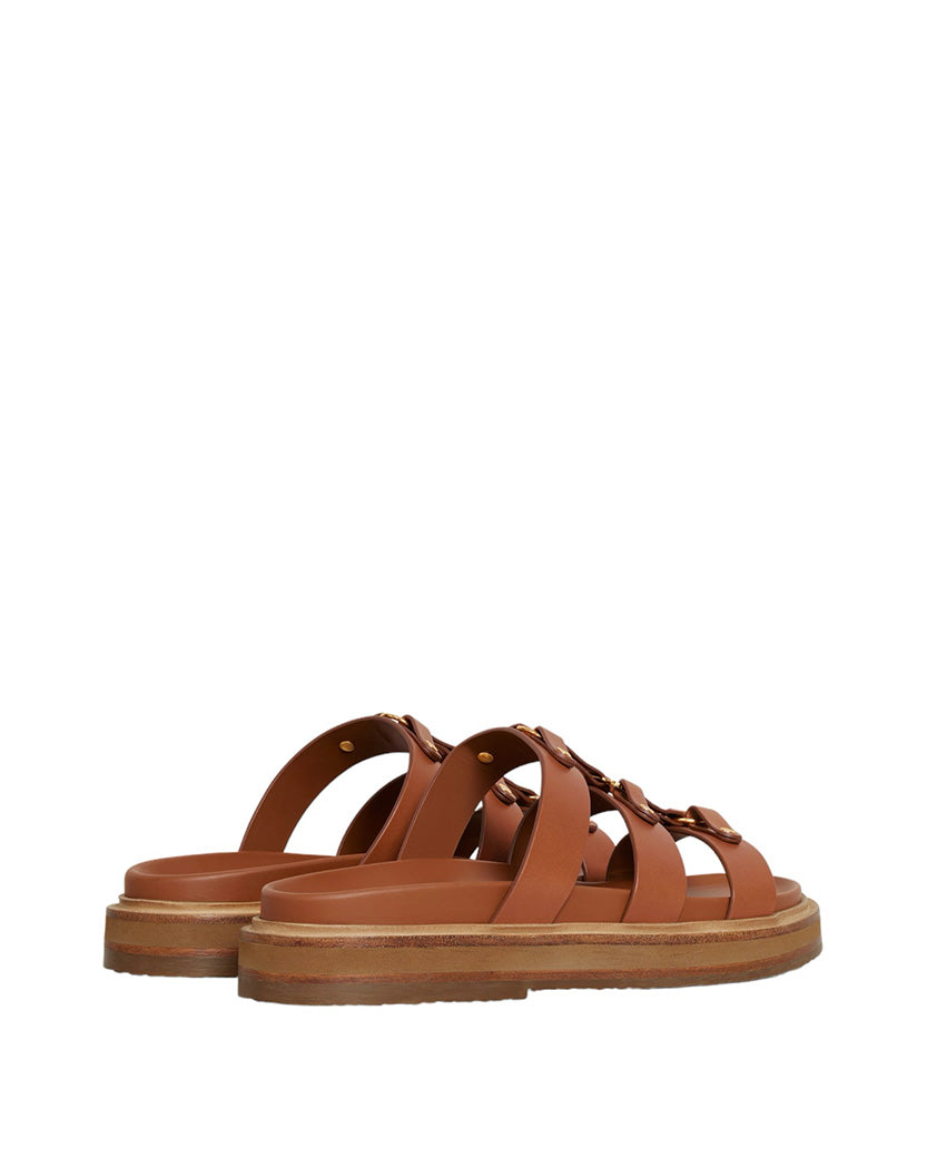 Tippi Slide In Calfskin Tan