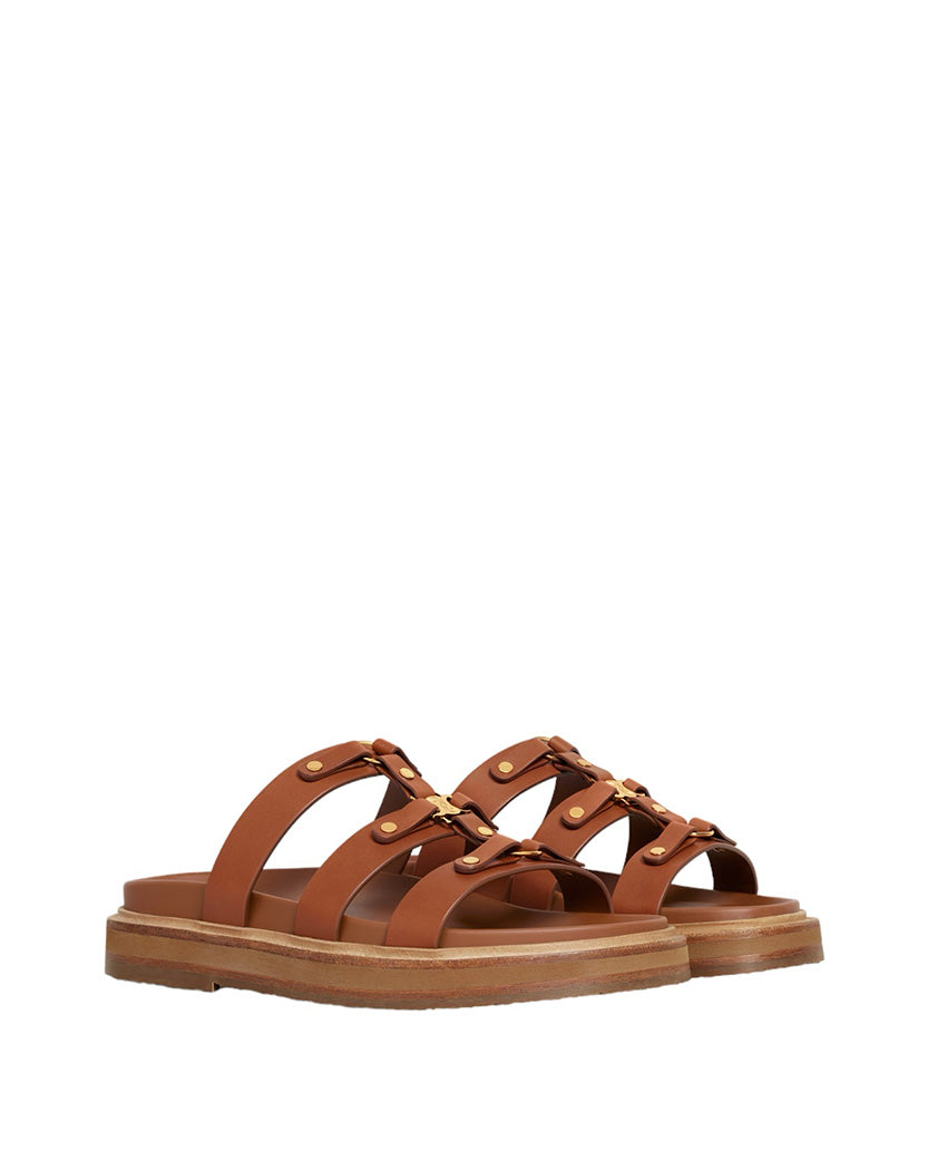 Tippi Slide In Calfskin Tan