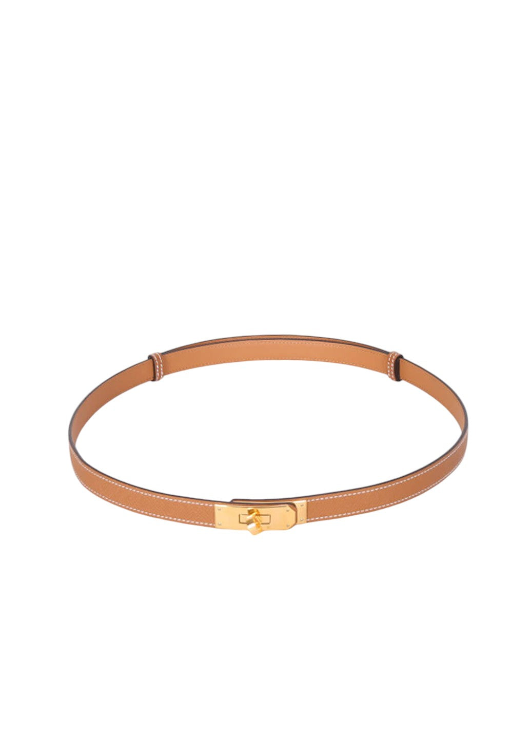 Kelly 18 Belt Tan Gold Buckle