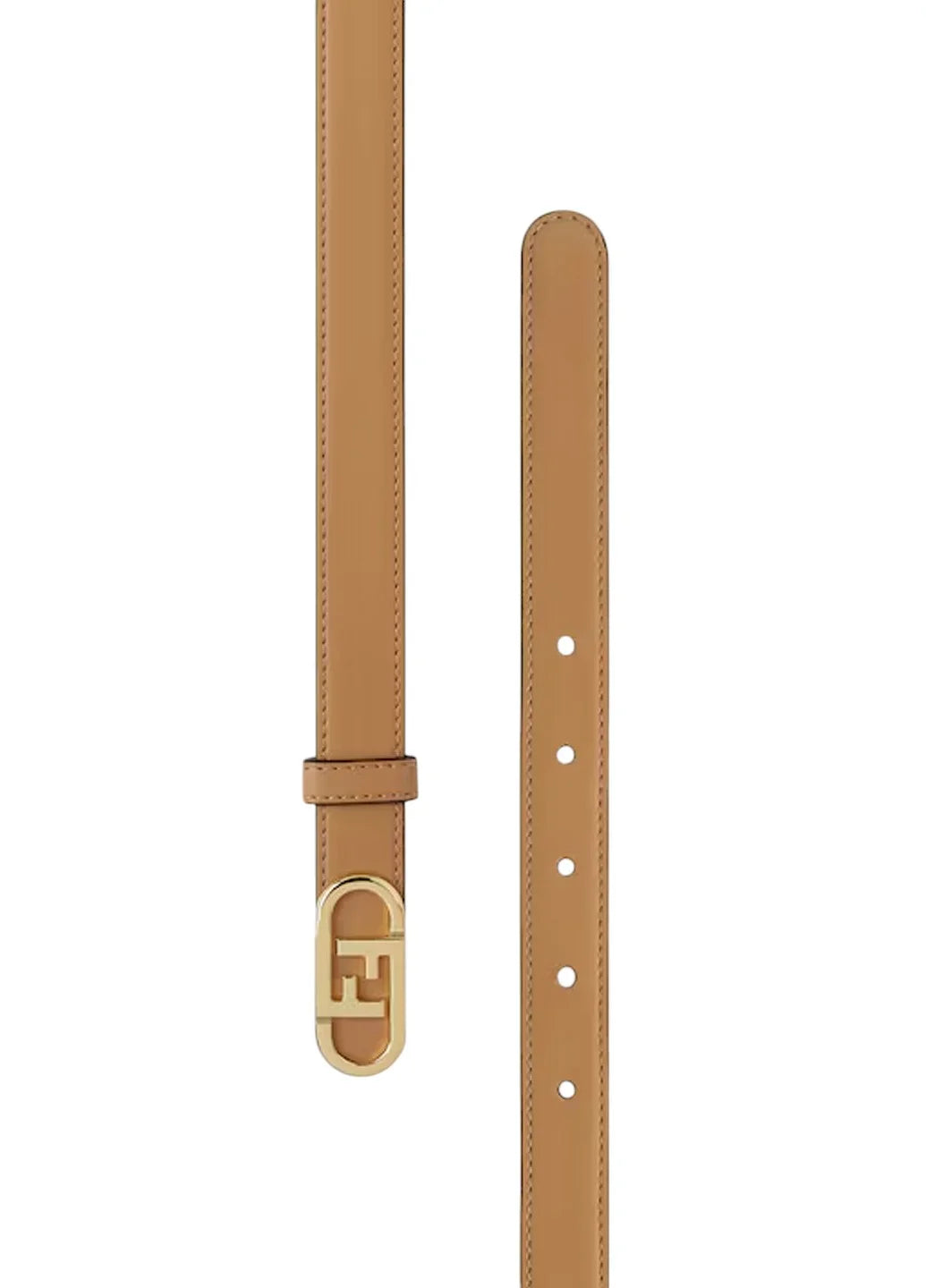 O'Lock Leather Belt Beige