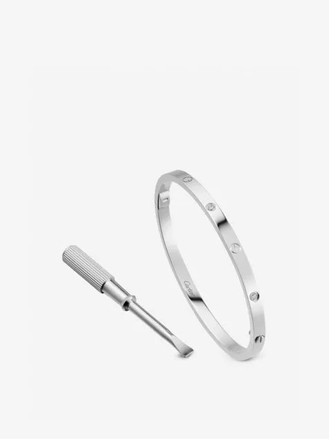 Love Bracelet - White Gold Small