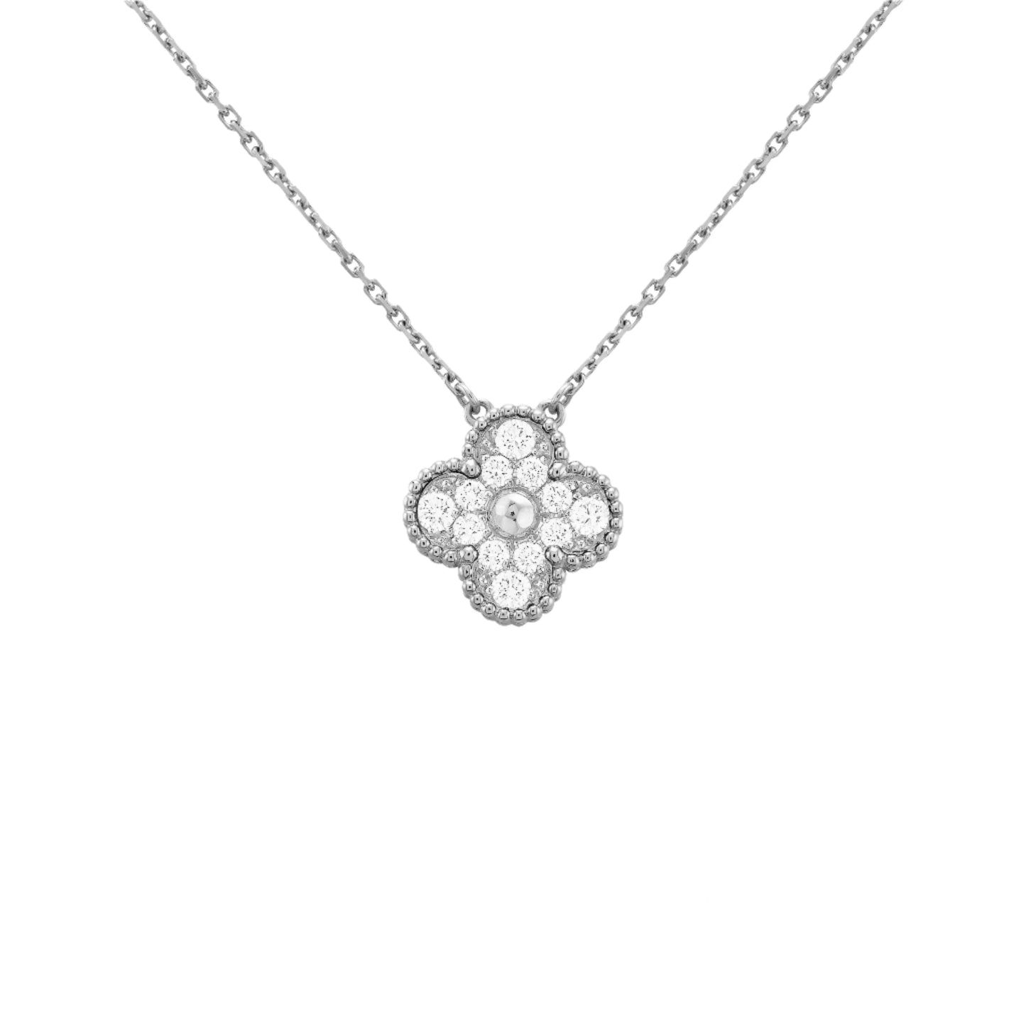 Vintage hambra Pendant - White gold