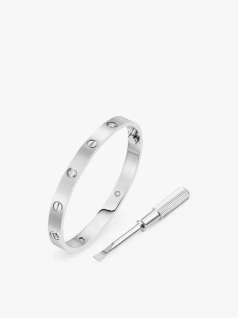 Love Bracelet - White Gold Diamond