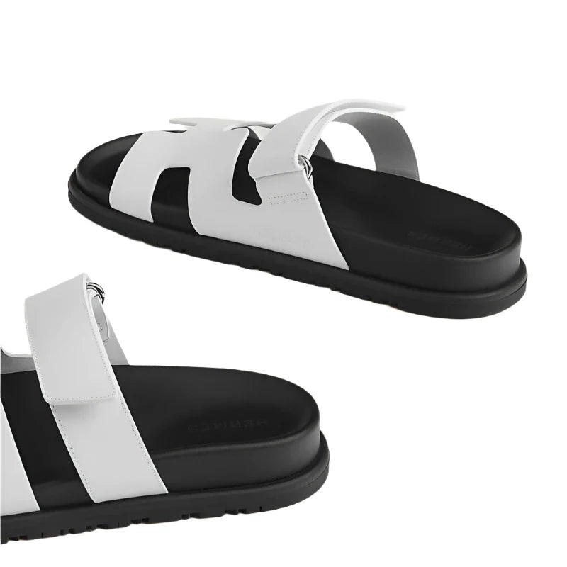 Chypre Sandal - White