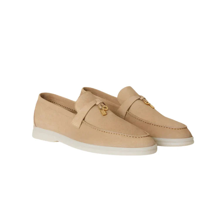 Summer Charms Walk Loafer Suede - Sandstone
