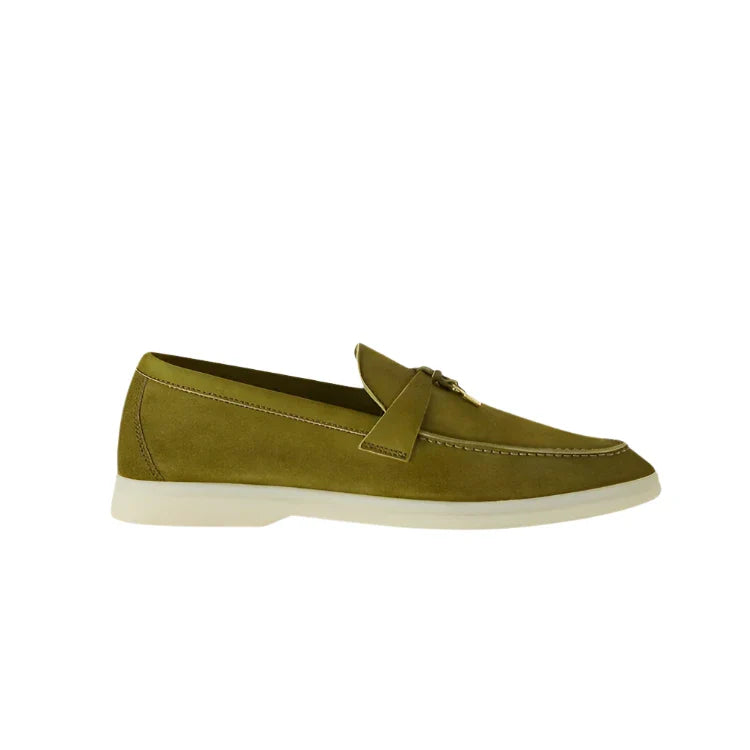 Summer Charms Walk Loafer Suede - Olive Leaf
