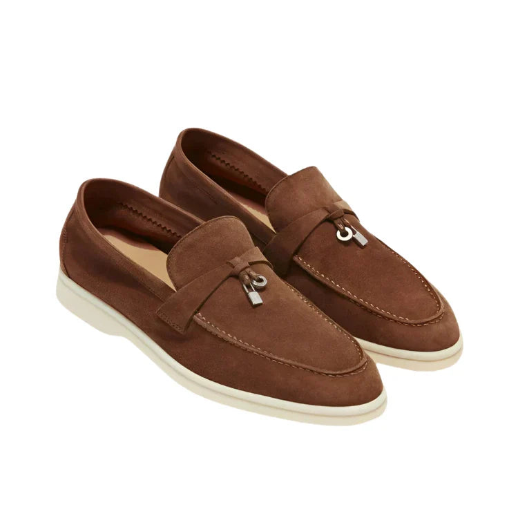 Summer Charms Walk Loafer Suede - Saddle Brown