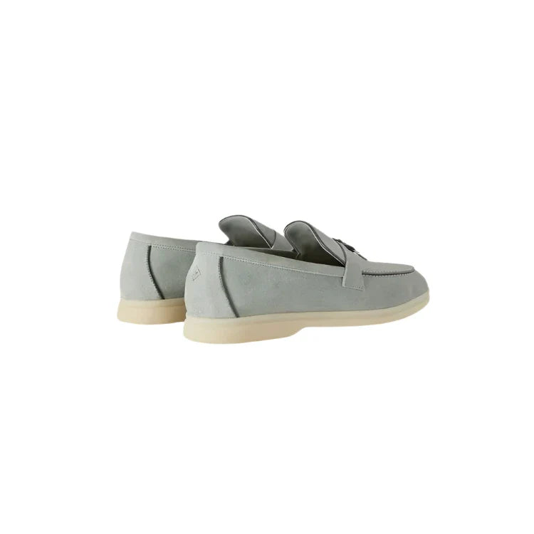 Summer Charms Walk Loafers Suede Goatskin - Eucalyptus