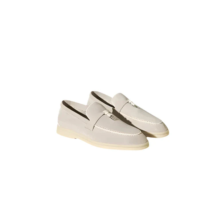 Summer Charms Walk Loafers Suede Goatskin - Powder Pearl
