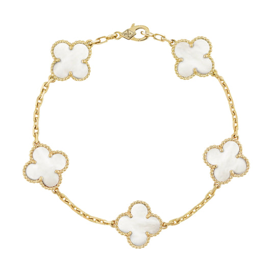 Vintage hambra Bracelet - Yellow gold white