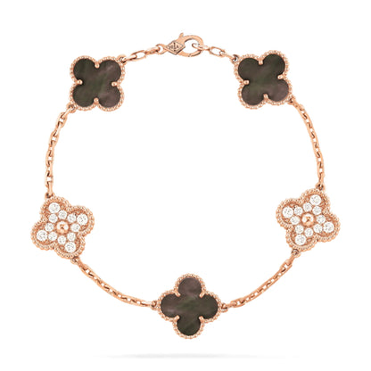 Vintage hambra Bracelet - Rose gold grey
