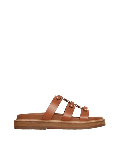 Tippi Slide In Calfskin Tan