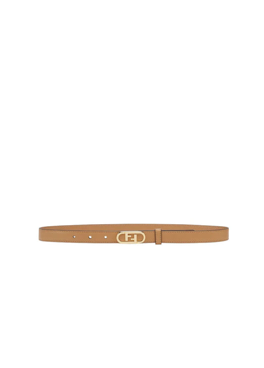 O'Lock Leather Belt Beige