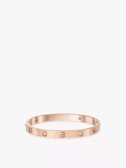 Love Bracelet  - Rose Gold Diamond