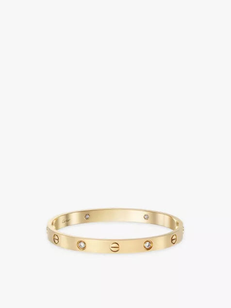 Love Bracelet - Yellow Gold Diamond