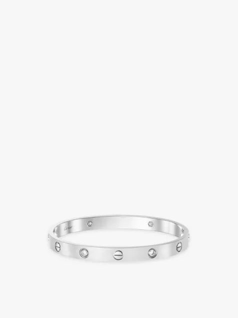 Love Bracelet - White Gold Diamond