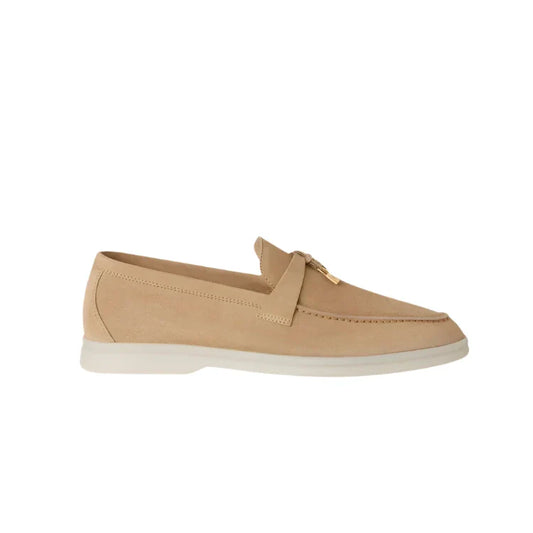 Summer Charms Walk Loafer Suede - Sandstone