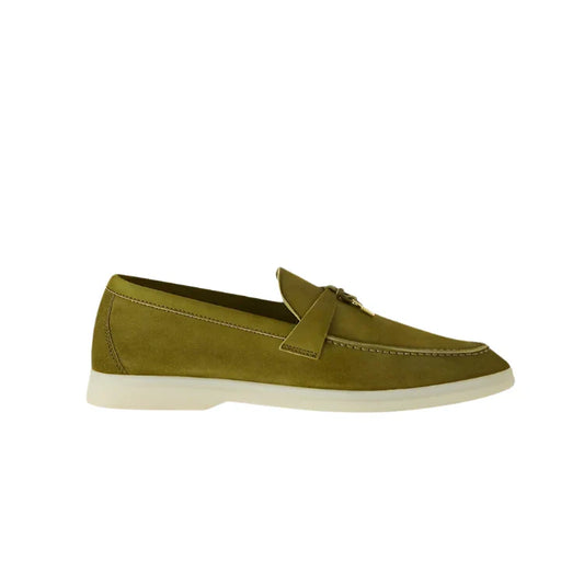 Summer Charms Walk Loafer Suede - Olive Leaf