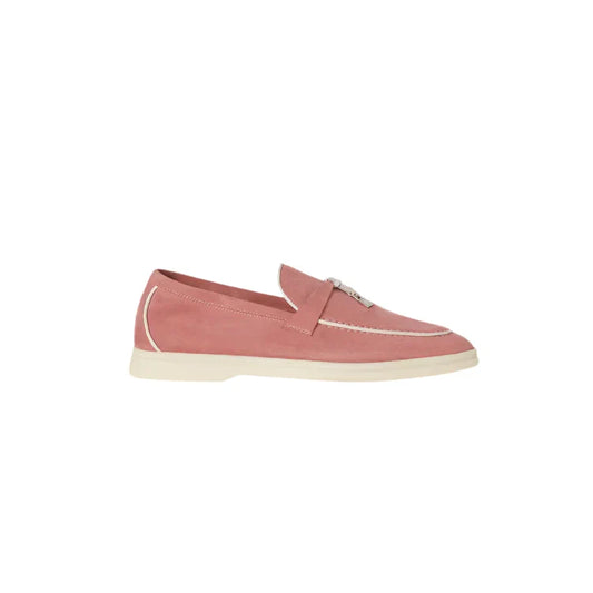 Summer Charms Walk Loafers Suede Goatskin - Ancient Blush