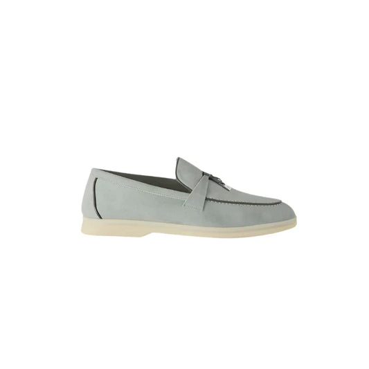 Summer Charms Walk Loafers Suede Goatskin - Eucalyptus