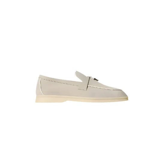 Summer Charms Walk Loafers Suede Goatskin - Powder Pearl