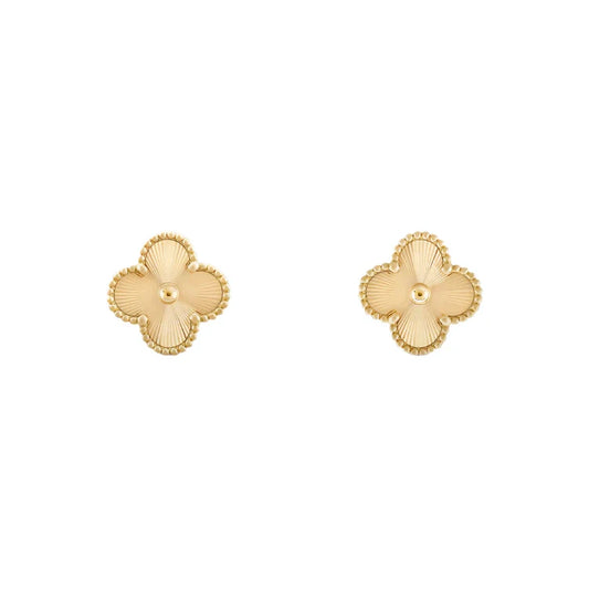 Vintage Alhambra Earrings - Yellow Gold